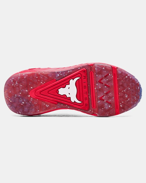 Unisex Project Rock 6 Holiday Training Shoes, Red, pdpMainDesktop image number 4